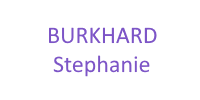 BURKHARD Stephanie